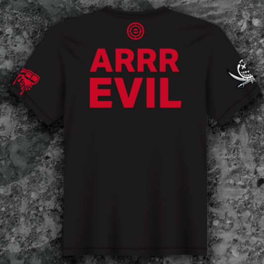 2025 EVIL ULTRA Air Shirt: Captain Evil Grin Black ARRR PREORDER