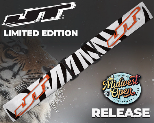 JT Paintball Goggle Strap - SNOW TIGER Orange logo(LIMITED EDITION)