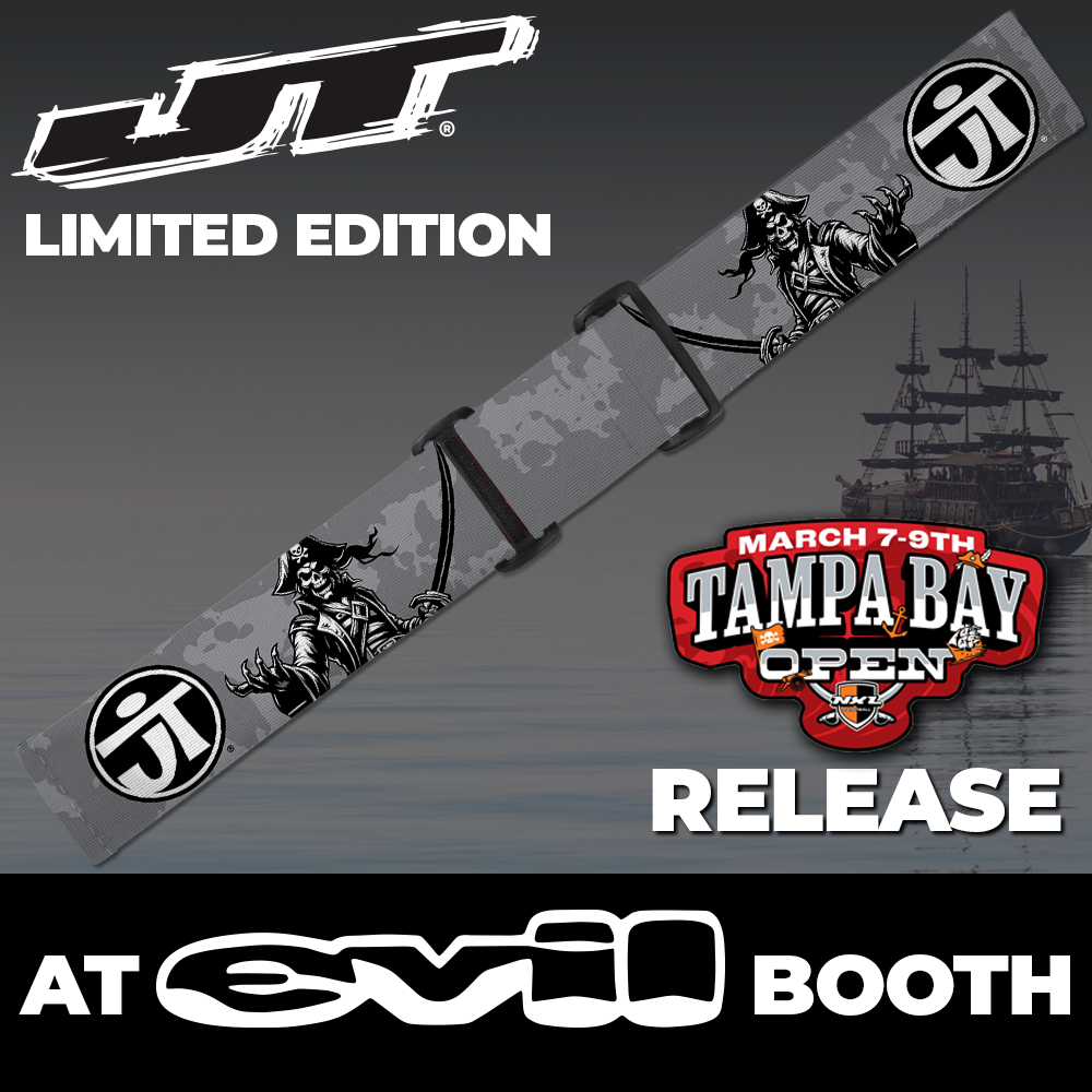 JT Paintball Goggle Strap - Pirate Harbor Grey (LIMITED EDITION)