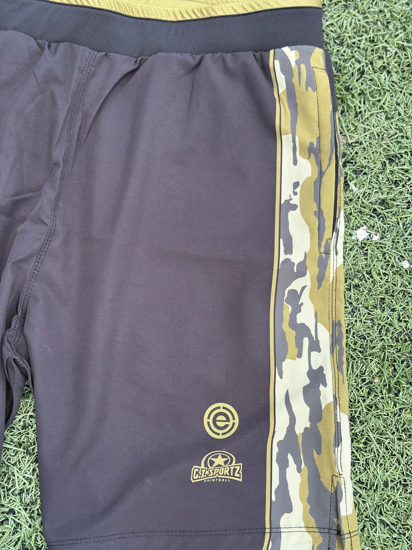 ULTRA Venture Shorts: EVIL Olive Camo