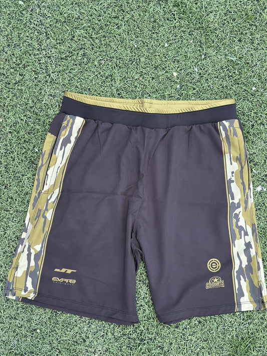 ULTRA Venture Shorts: EVIL Olive Camo