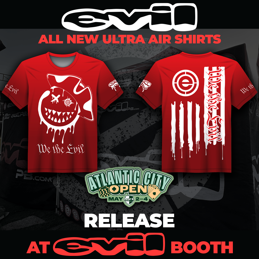 2025 EVIL ULTRA Air Shirt: Grin We The EVIL Red PREORDER