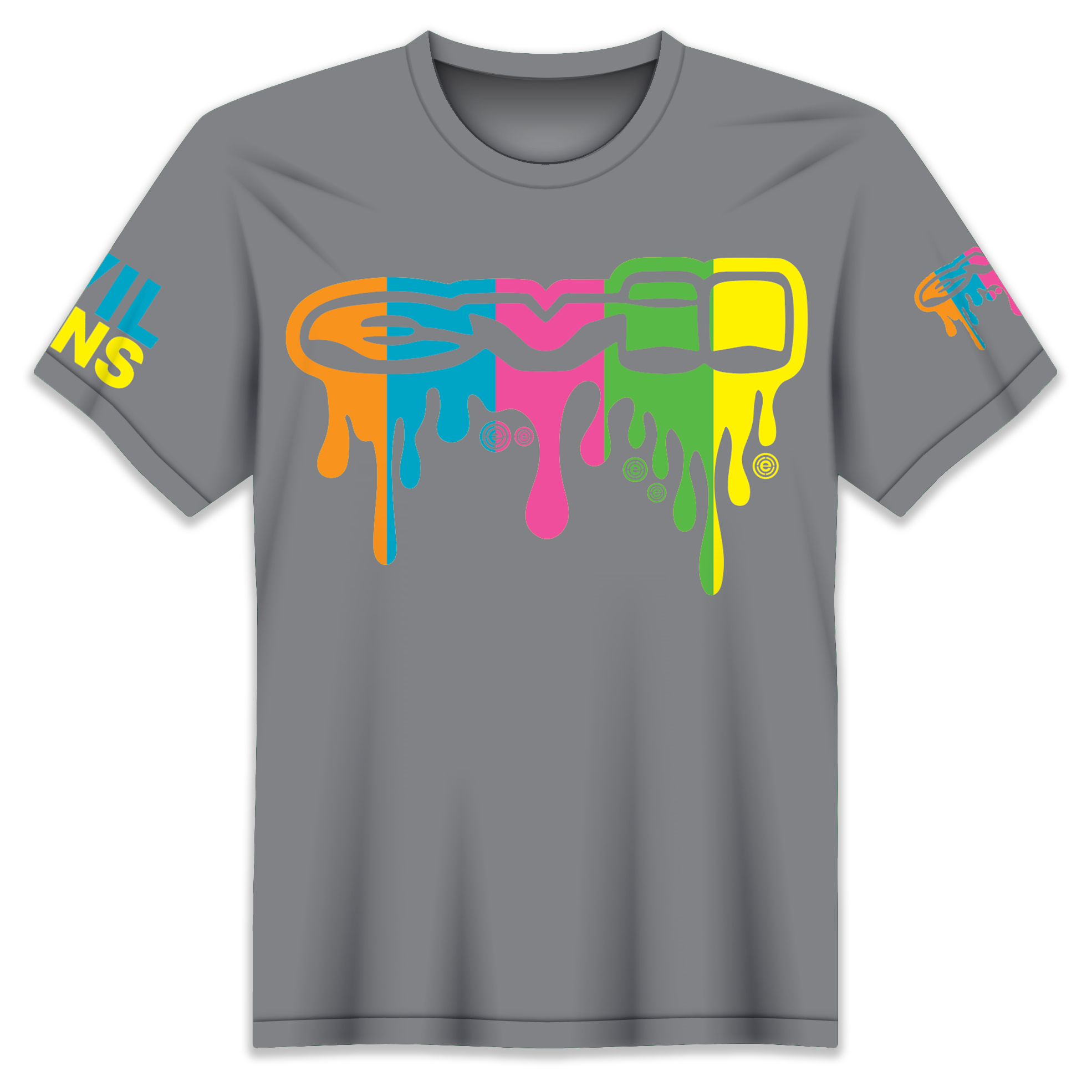 Ultra Air Shirt: EVIL Drip Gray - Main Image