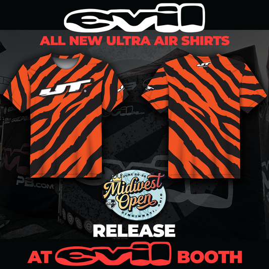 2025 EVIL ULTRA Air Shirt: Orange Tiger Grunge JT PREORDER*