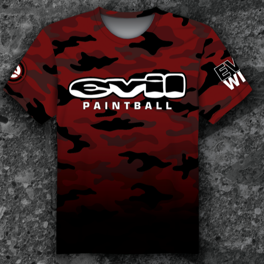 2025 EVIL ULTRA Air Shirt Camo Red PREORDER - Main Image