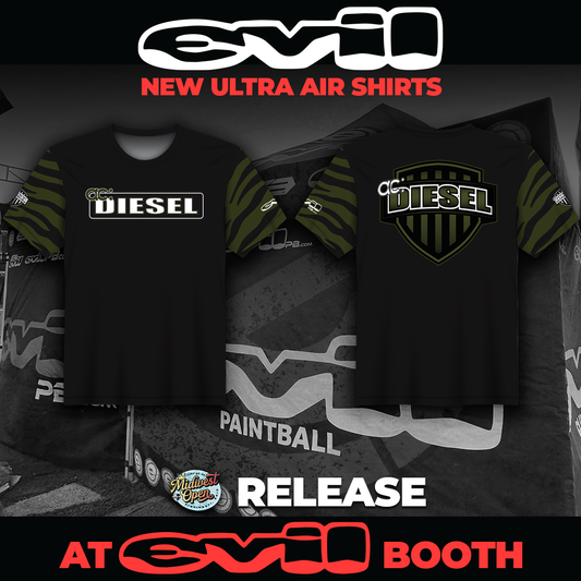 2025 EVIL ULTRA Air Shirt: ac: DIESEL Olive Tiger PREORDER*
