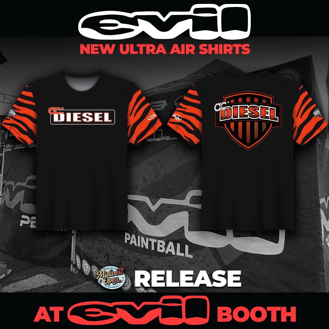2025 EVIL ULTRA Air Shirt: ac: DIESEL Orange Tiger PREORDER*
