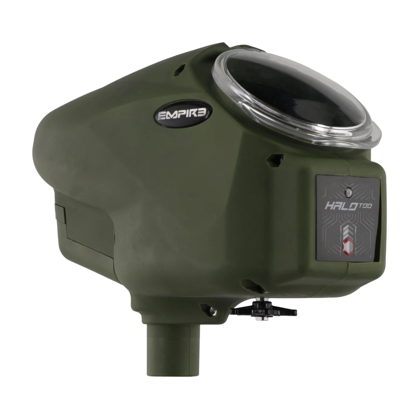 Empire Halo Too F7 Paintball Loader - Matte Olive w/ Rip Drive