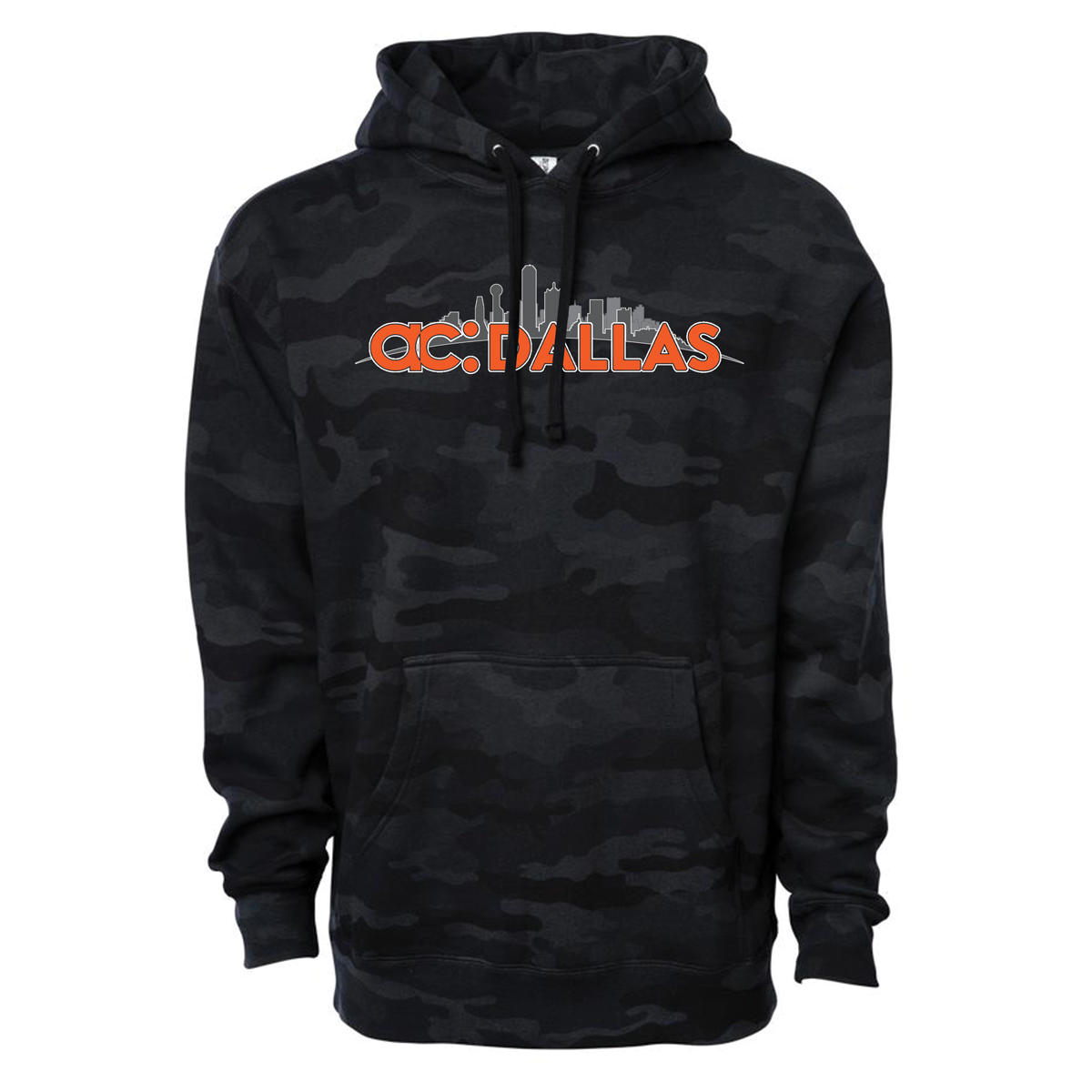 Hoodie - ac: Dallas Black Camo Hoodie