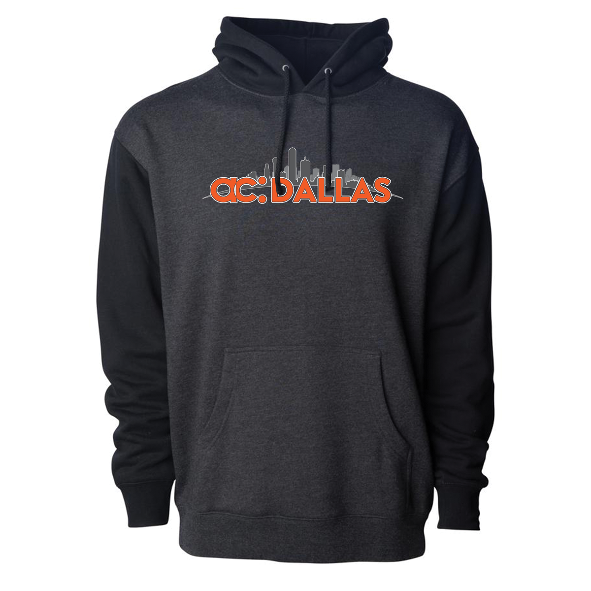 Hoodie - ac: Dallas Black 2-tone