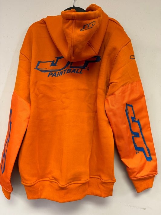 JT Grind Playing Hoodie - Orange Blue Logo