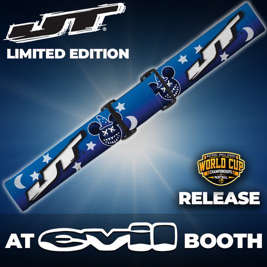 JT Paintball Goggle Strap - EVIL Apprentice White (LIMITED EDITION)