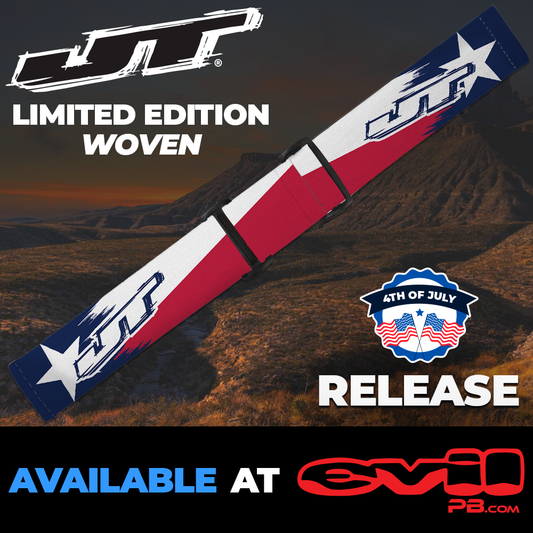 JT Paintball Woven Goggle Strap - JT Texas (LIMITED EDITION)