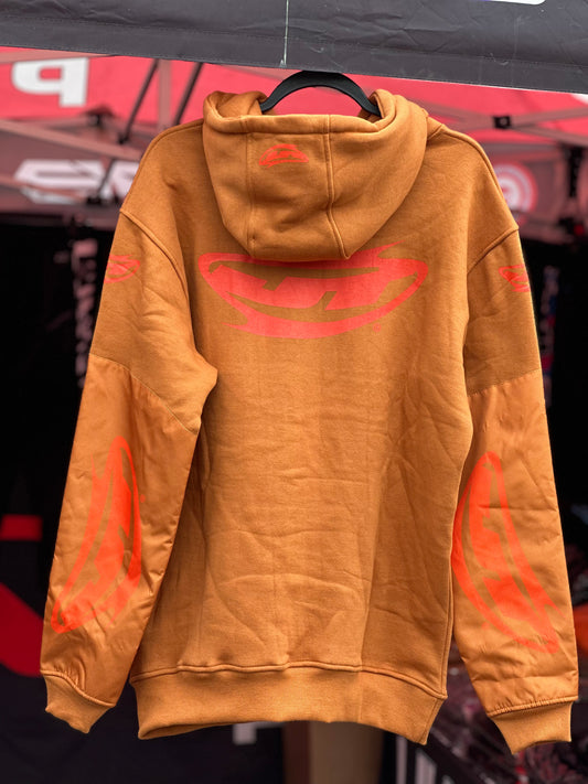 JT Grind Playing Hoodie - Brown Orange