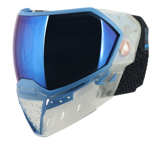 Empire EVS Goggle Special Crystal Edition - Clear With Blue - with 1 lens [Blue Mirror]