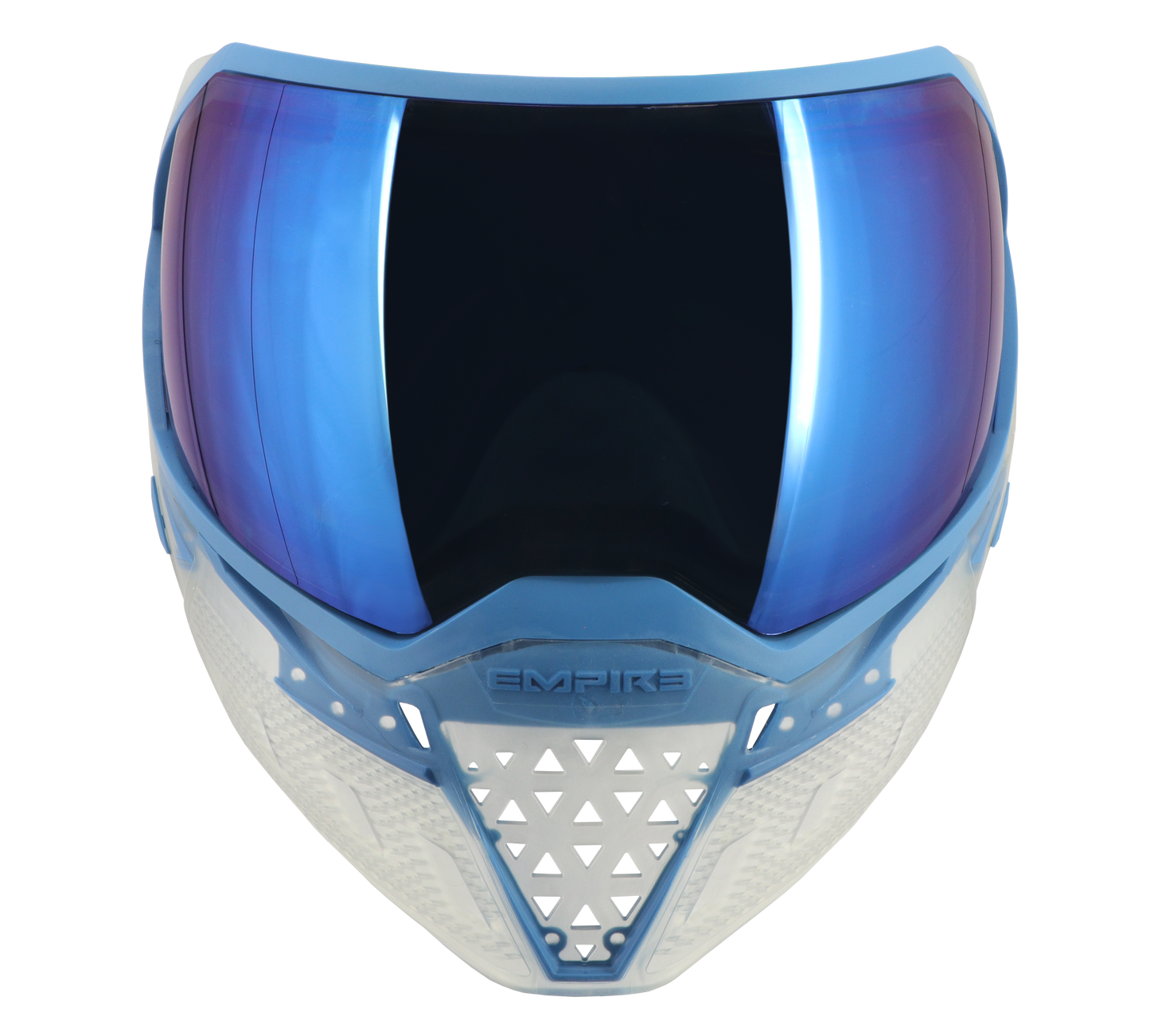 Empire EVS Goggle Special Crystal Edition - Clear With Blue - with 1 lens [Blue Mirror]