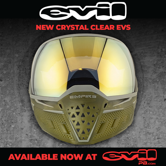 Empire EVS Goggle Special Crystal Edition - Olive ICE with Gray - with 1 lens [Gold Mirror]