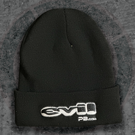 EVILpb.com Beanie - Black/White