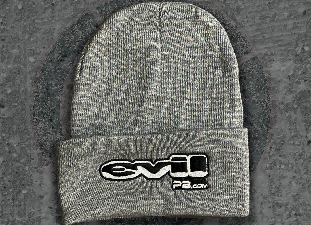 EVILpb.com Beanie - Light Grey