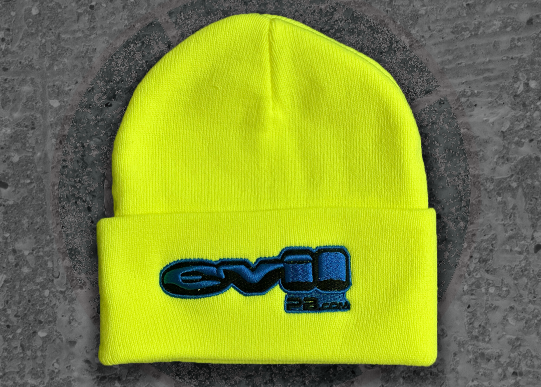 EVILpb.com Beanie - Neon Yellow