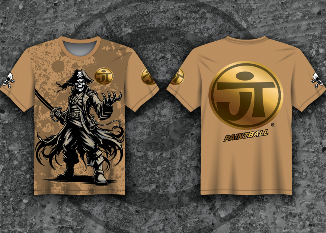 2025 EVIL ULTRA Air Shirt: JT Pirate Skeleton Gold Coin PREORDER