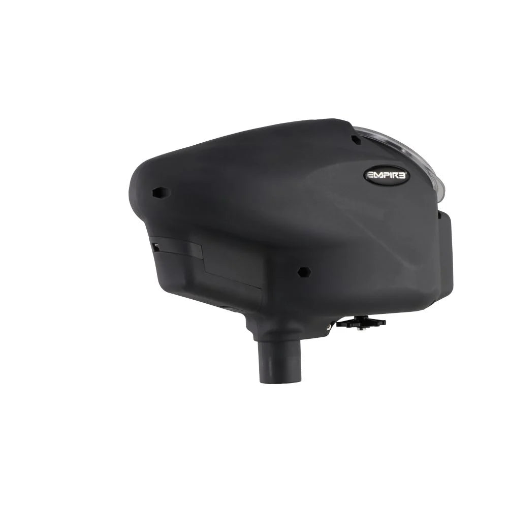 Empire Halo Too Paintball Hopper W/ Built-In Rip Drive – LE Matte Gray, Loader For Speedball Or Woodsball