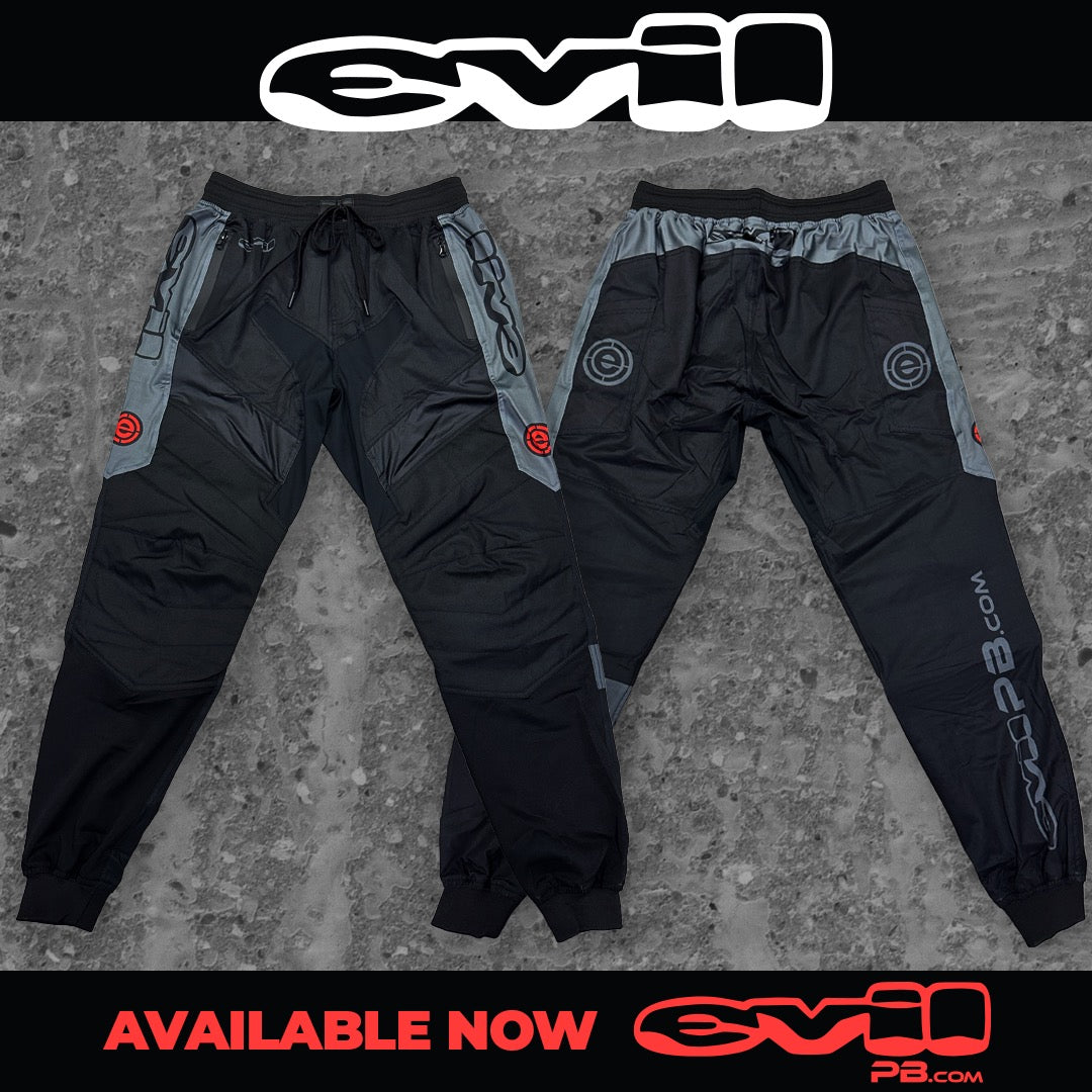 EVIL ULTRA Pro Jogger Pants - Gray Red