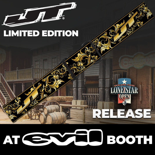 JT Paintball Goggle Strap - Gold Engraved (LIMITED EDITION)