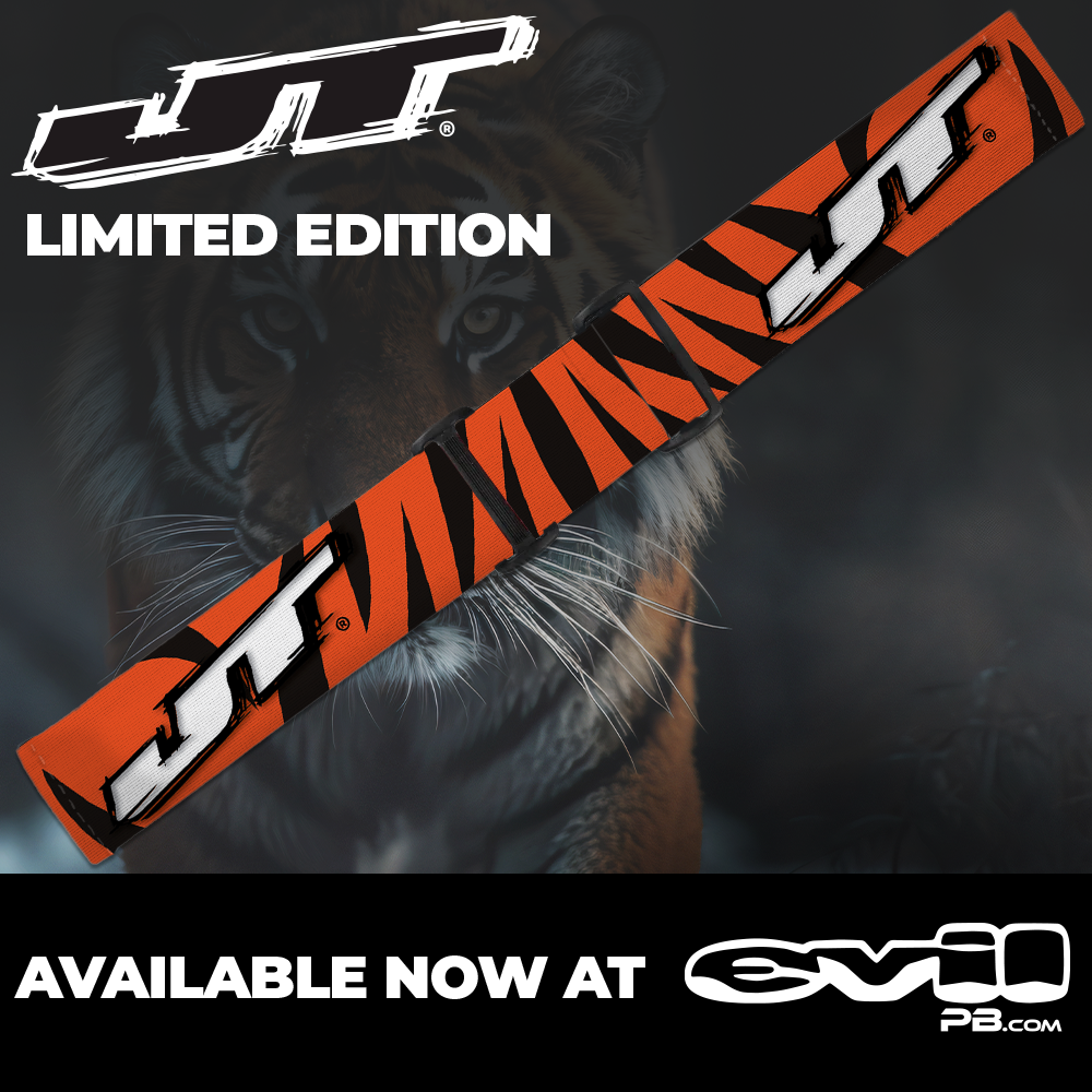 JT Paintball Goggle Strap - ORANGE TIGER (LIMITED EDITION) Preorder*