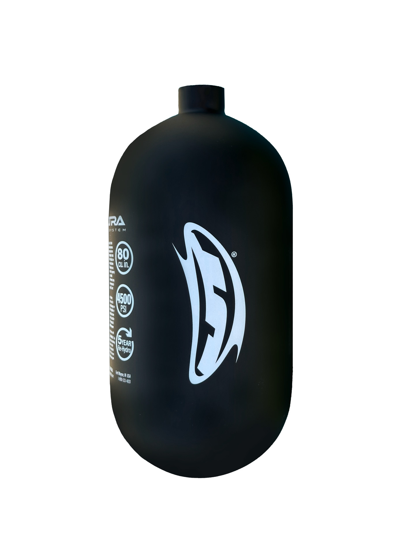 JT Ultra Air System 80/4500 Bottle - Matte Black