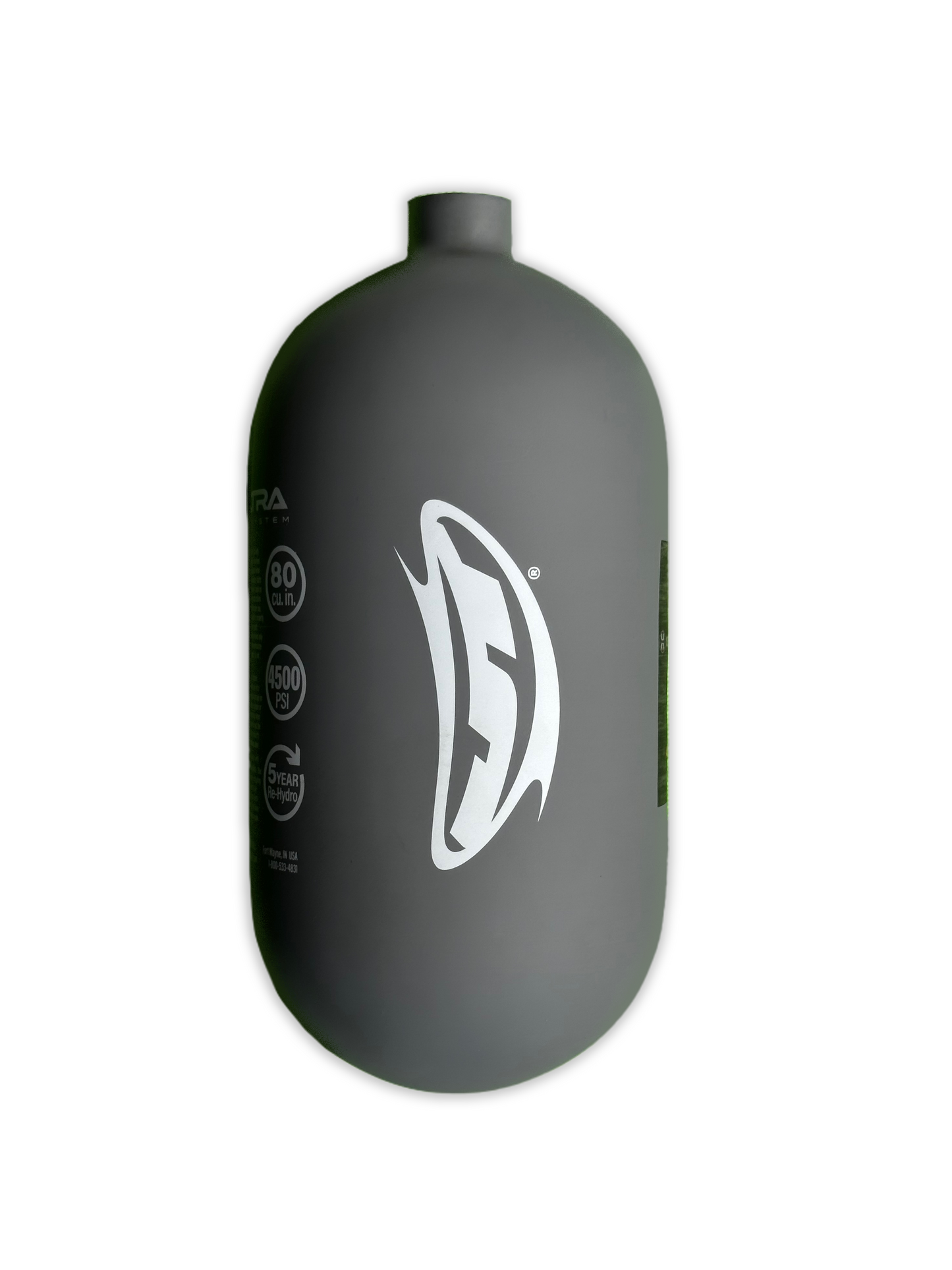 JT Ultra Air System 80/4500 Bottle - Matte Gray