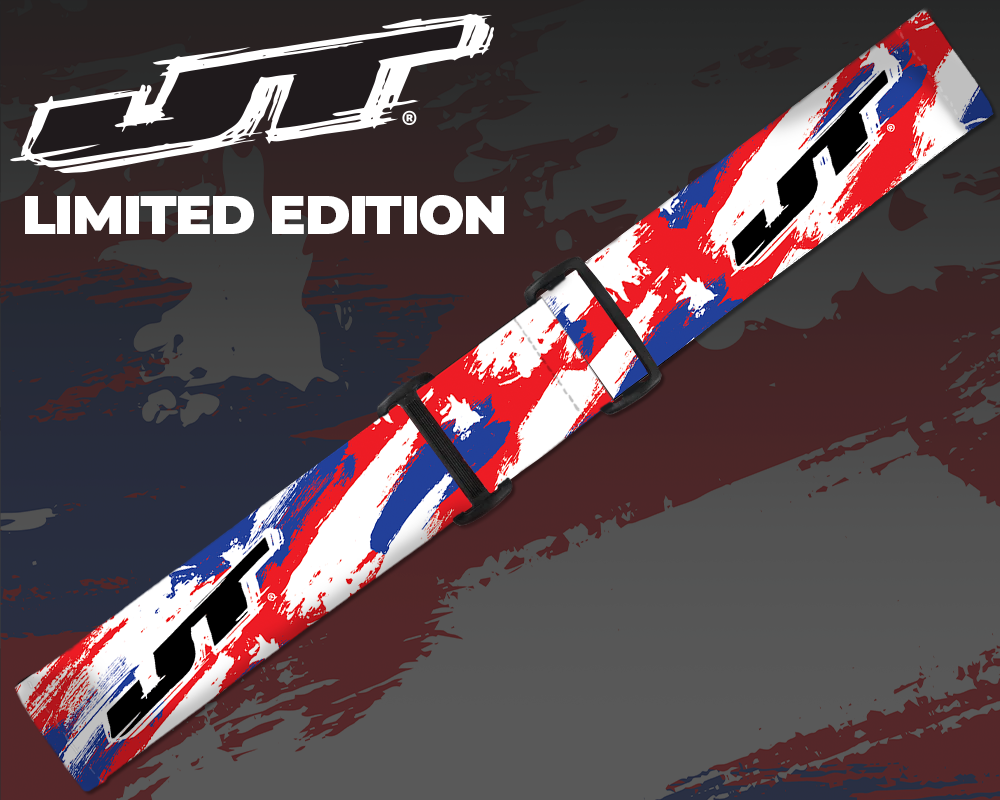 JT Paintball Goggle Strap - Patriot Brush Camo