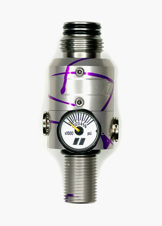 Powerhouse Regulator Standard Body Silver w/ Purple Splash