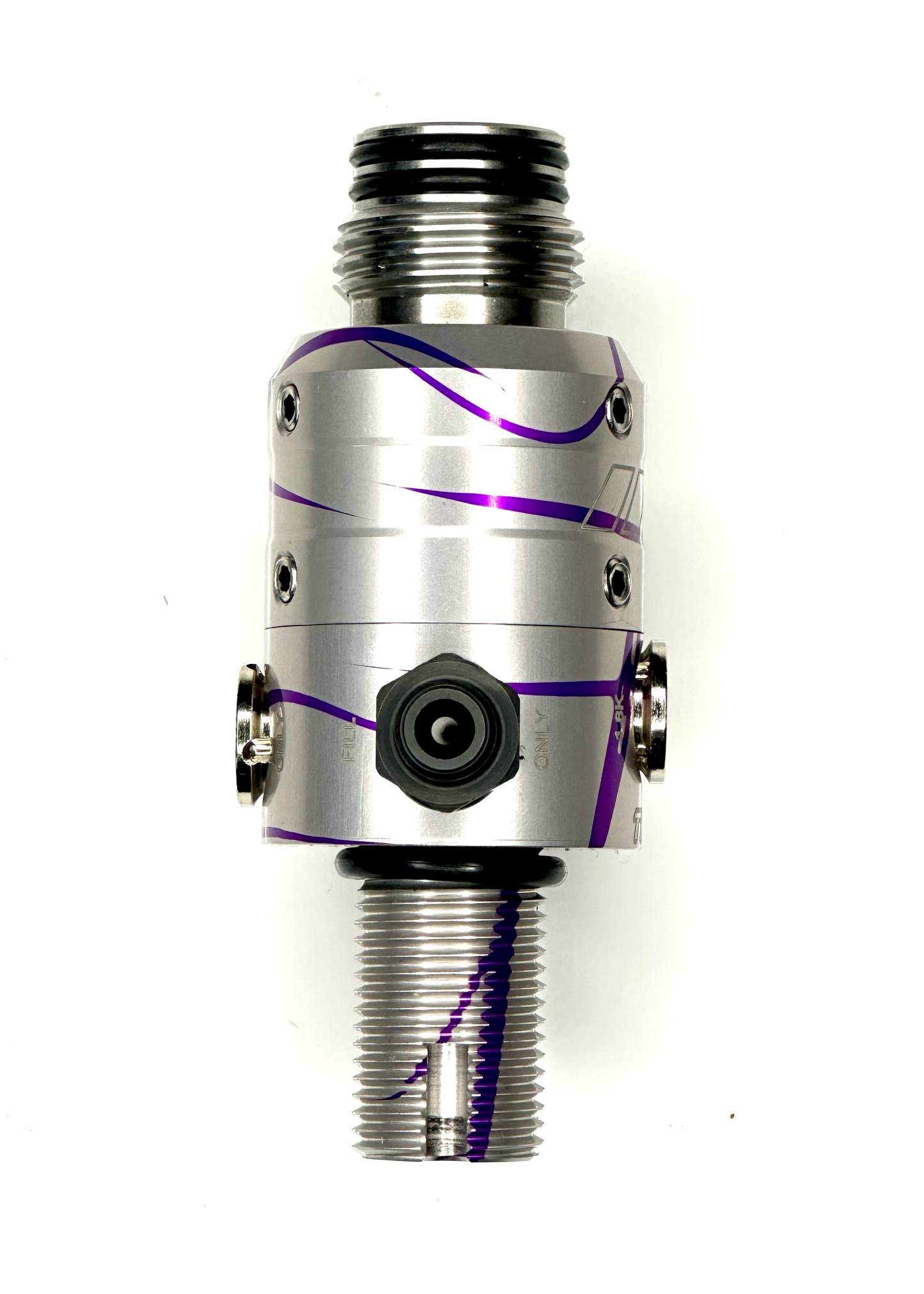 Powerhouse Regulator Standard Body Silver w/ Purple Splash