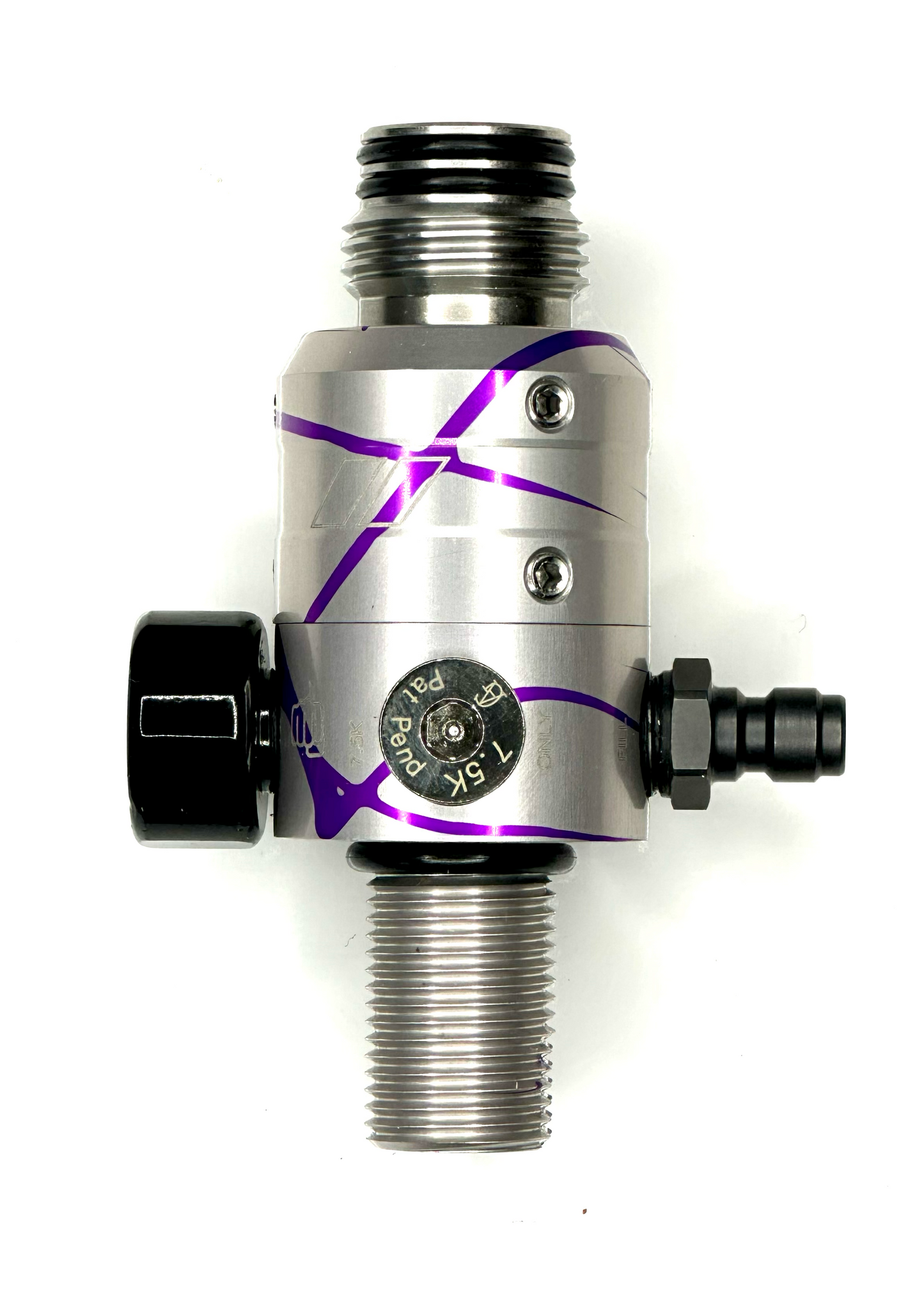 Powerhouse Regulator Standard Body Silver w/ Purple Splash