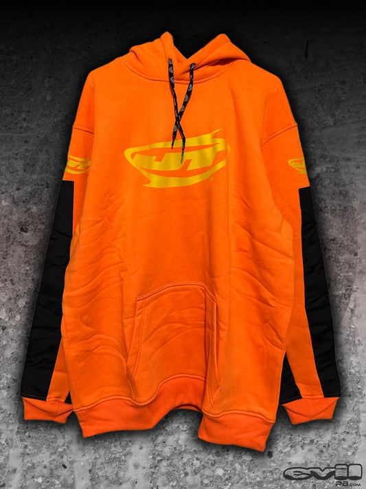 JT Grind Playing Hoodie - Neon Orange w/ Neon Yellow Logo