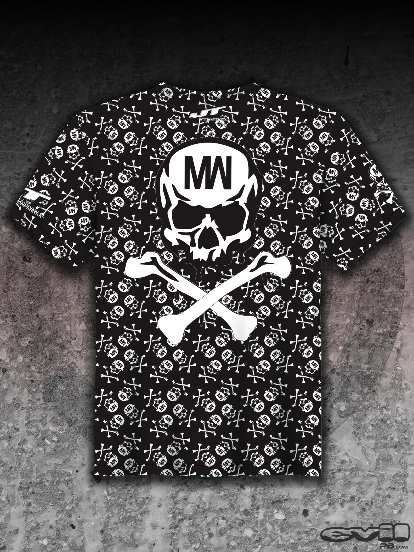 ULTRA Air Shirt: JT Grunge MW Skull
