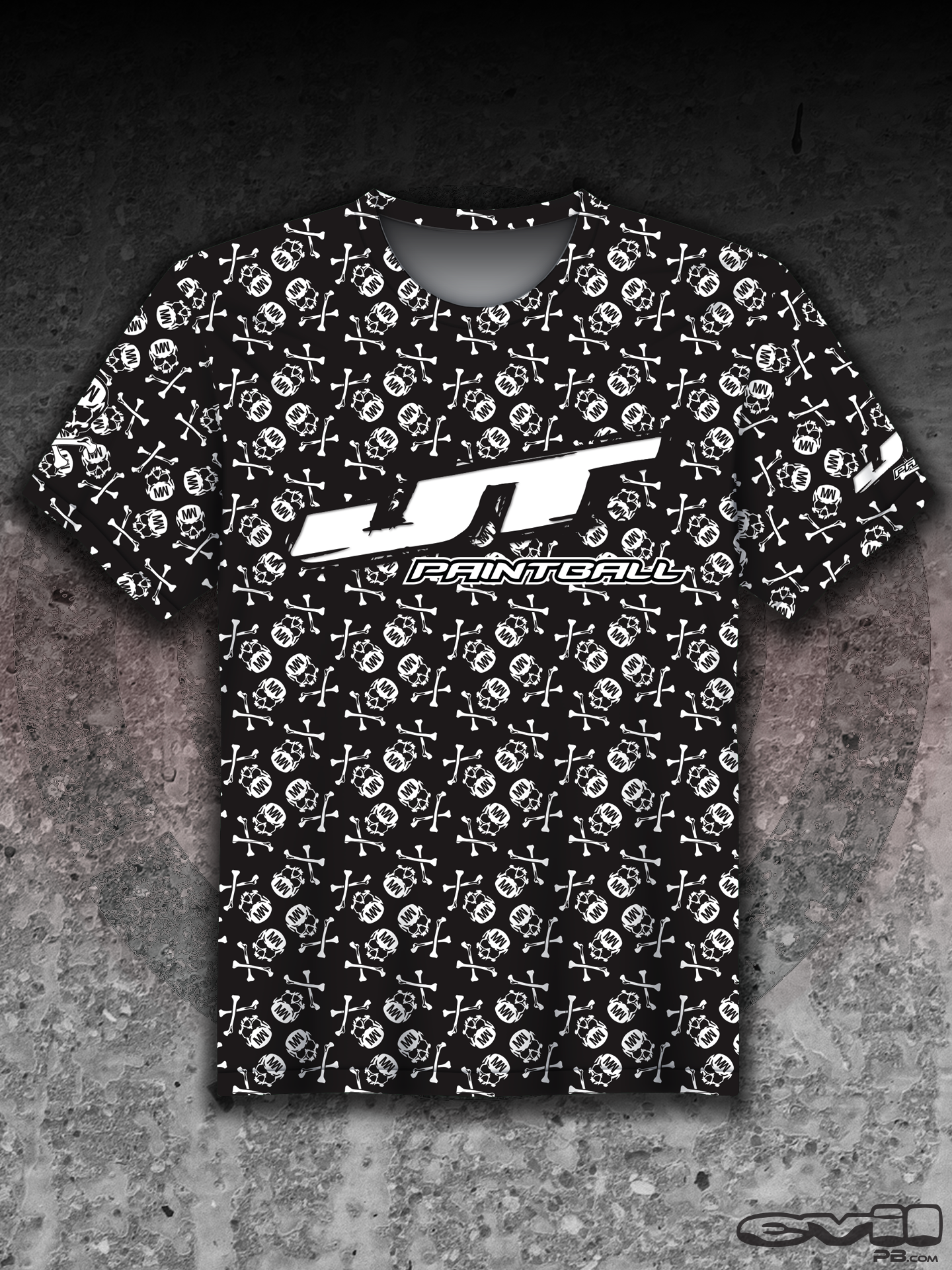 ULTRA Air Shirt: JT Grunge MW Skull