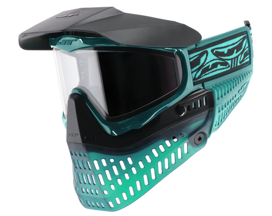 JT Paintball Spectra Proflex Goggle Limited Edition - Ice Series: Teal - with lens [Thermal Chrome]