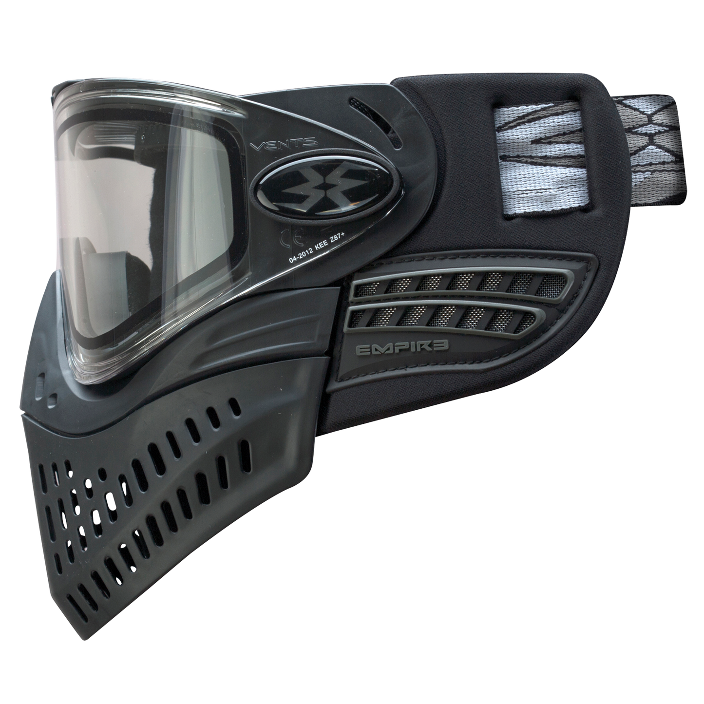 Empire E-Flex Paintball Mask - Black with lens [Thermal Clear]