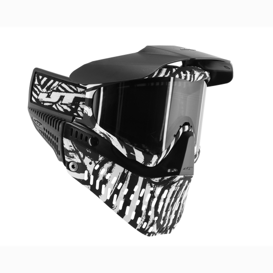 JT Paintball Spectra Proflex Goggle - Zebra Limited Edition - with lens [Thermal Clear & Thermal Smoke]