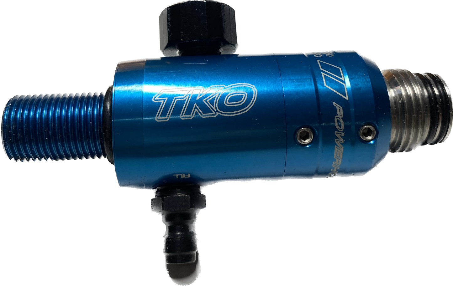 Powerhouse TKO Regulator - Long Body Polished Blue