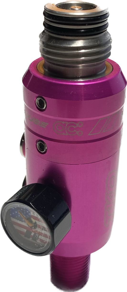 Powerhouse TKO Regulator - Long Body Polished Pink